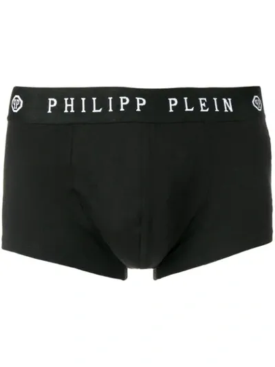 Philipp Plein Logo Waistband Boxers In Black