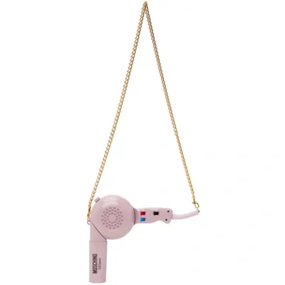 Moschino Pink Hairdryer Shoulder Bag