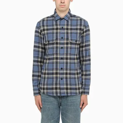 Salvatore Piccolo Blue Checked Shirt