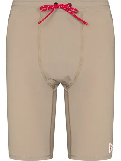 District Vision Tomtom Half Tights In Neutrals