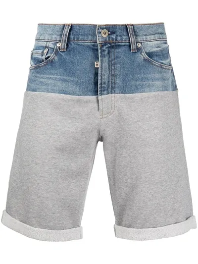 Romeo Hunte Light-wash Denim Shorts In Blue