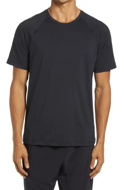 Rhone Crew Neck Short Sleeve T-shirt In Jet Black