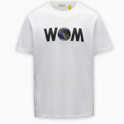 Moncler Man White World Of  T-shirt