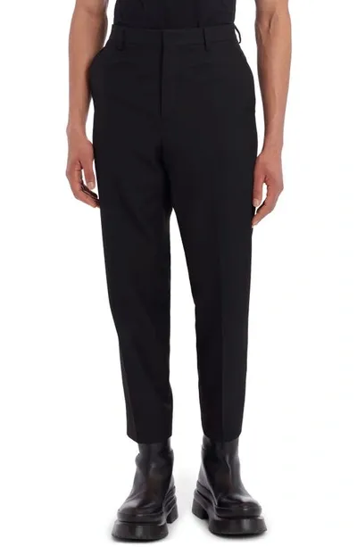 Valentino Straight-leg Tailored Trousers In Black