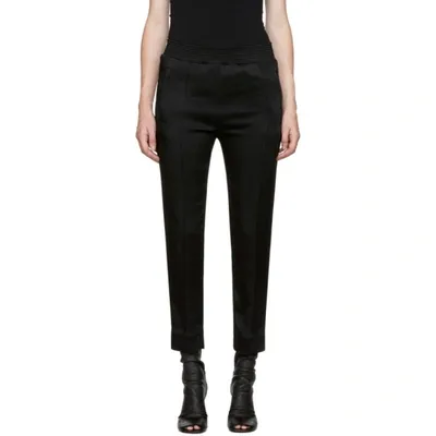 Haider Ackermann Black Elastic Waistband Lounge Pants