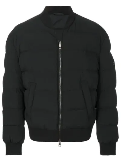 Neil Barrett Black Down Bomber Jacket