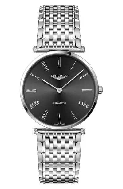 Longines Watch, 38mm In Black