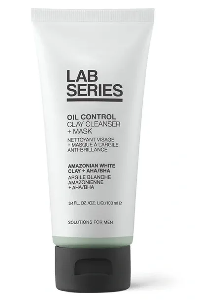 Lab Series Skincare For Men Oil Control Clay Cleanser + Mask 3.4 Oz.