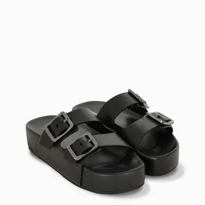 Balenciaga Black Mallorca Sandals