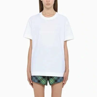 Givenchy White Logo-print T-shirt