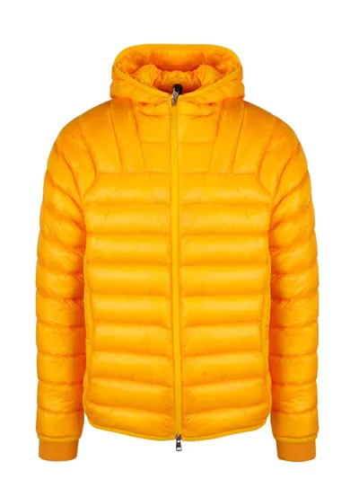 Moncler Genius 2 Moncler 1952 Taito Quilted Nylon Hooded Down Jacket In Yellow & Orange