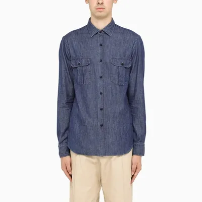 Salvatore Piccolo Blue Long Sleeves Shirt