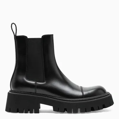 Balenciaga Black Tractor Beatles Boots