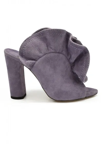 Jimmy Choo Haile 100 Mules In Purple