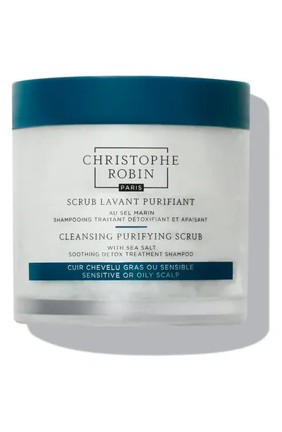 Christophe Robin Women's Cleansing Purifying Scrub With Sea Salt In White