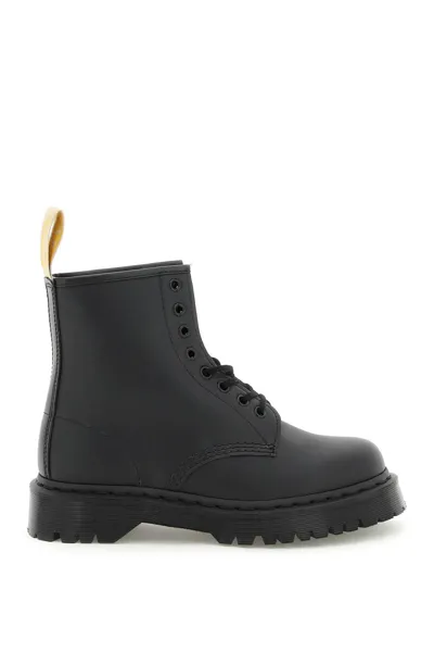 Dr. Martens' Dr.martens 1460 Bex Vegan Mono Lace-up Combat Boots In Black