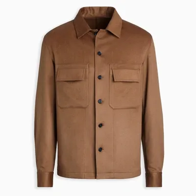 Ermenegildo Zegna Brown Casual Shirt