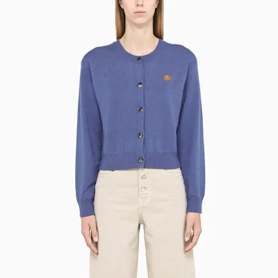 Kenzo Blue Short Cardigan Pullover