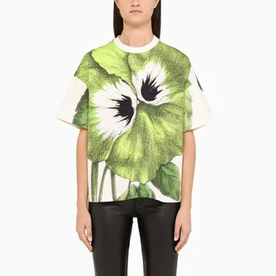 Kenzo Ecru T-shirt With Print In White