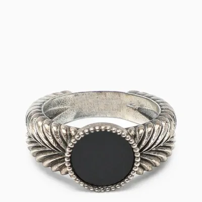 Emanuele Bicocchi Stone Ring In Metal