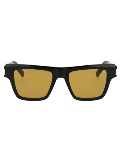 Saint Laurent Black Sl 402 Square Sunglasses