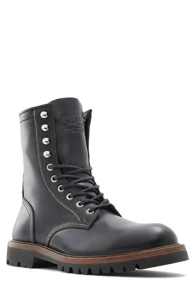 Belstaff Marshall Plain Toe Boot In Black