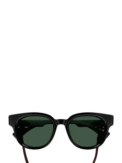 Gucci Eyewear Square Frame Sunglasses In Black