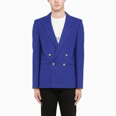 Saint Laurent Majorelle Blue Double-breasted Jacket