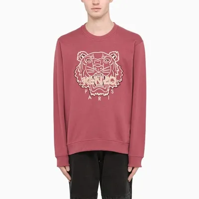 Kenzo Bordeaux Crewneck Sweatshirt In Red