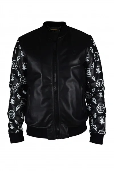 Philipp Plein Bomber Jacket In Black