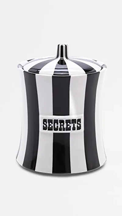 Jonathan Adler Secrets Canister In Black