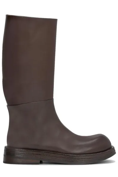 Marsèll Musona Boot In Leather In Dark