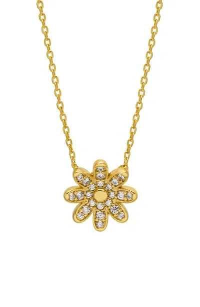 Estella Bartlett Spring Daisy Pendant Necklace In Gold