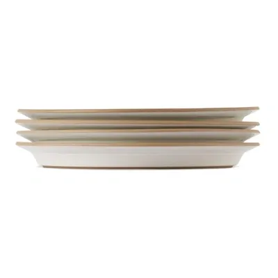 Departo Off-white Large Plate Set In Chalk