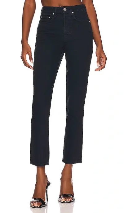 Grlfrnd Karolina Cropped High-rise Straight-leg Jeans In East Side