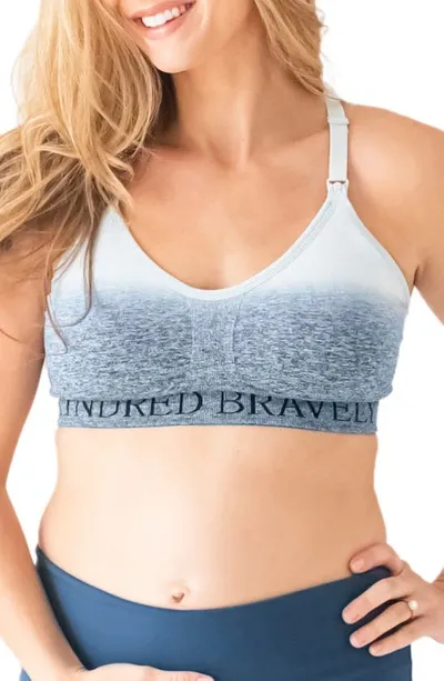 Kindred Bravely Sublime Nursing Sports Bra In Ombre Storm