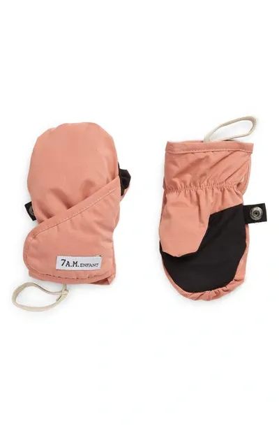 7 A.m. Enfant Kids' Mittens In Rose Dawn