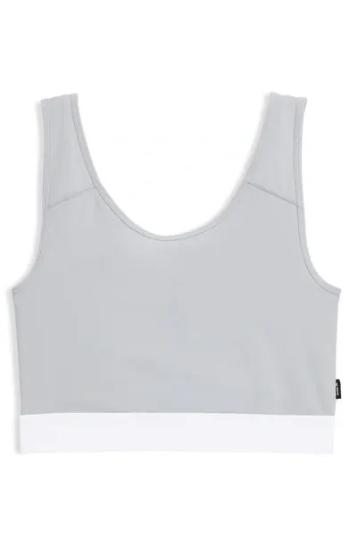 Tomboyx Compression Top In Silver