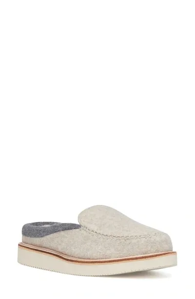 Sanuk Cozy Vibe Wool Felt Slipper In Oatmeal