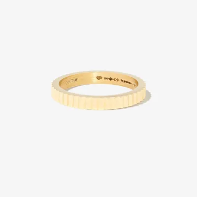 Le Gramme 18kt Yellow Gold Guilloche 4g Ring