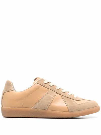 Maison Margiela Panelled-design Sneakers In Neutrals