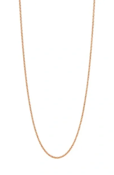 Qeelin 18k Gold Chain Necklace In Rose Gold