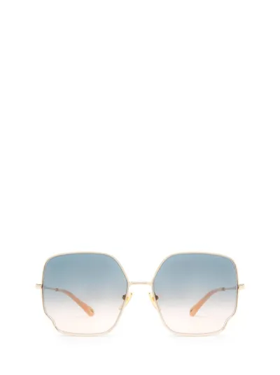 Chloé Ch0092s Gold Female Sunglasses