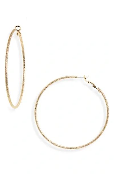 Nordstrom Thin Hoop Earrings In Gold