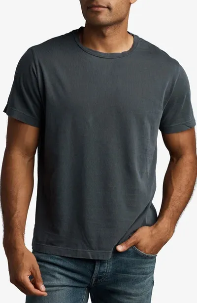 Rowan Asher Standard Cotton T-shirt In Faded Black