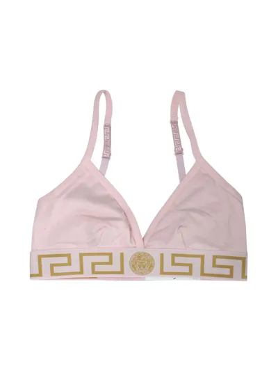 Versace Greca Border Triangle Bralette In Default Title