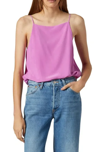 Equipment Isabeau Silk Crepe De Chine Top In Pink Rosebud