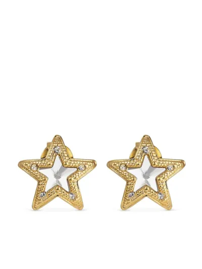 Jimmy Choo Jc Star Studs In Silver