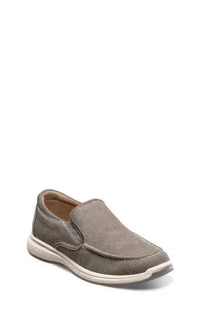 Florsheim Boys' Venture Canvas Venetian Loafers - Little Kid, Big Kid In Gray