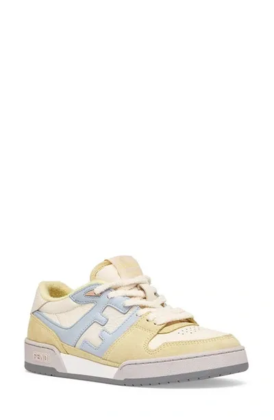 Fendi Match Sneaker In Neutrals